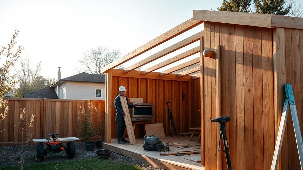 Modernes Gartenhaus bauen: Anleitung vom Profi