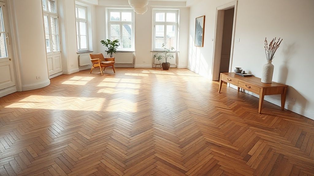 Dielenboden schleifen und ölen: Klarheit & Charakter bewahren